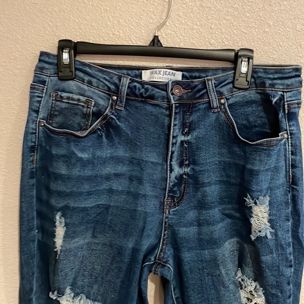 WAX JEANS STRAIGHT LEG Y2K style size 13 juniors - Picture 5 of 8